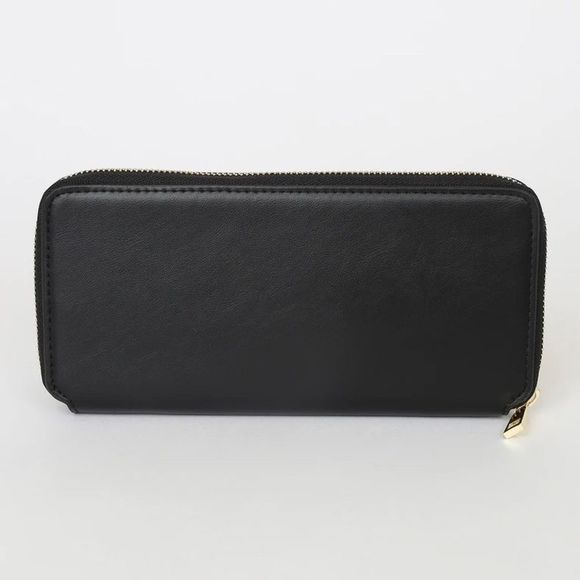 Lulu’s Ready, Set, Go! Black Zip Wallet. NWT - Picture 4 of 5